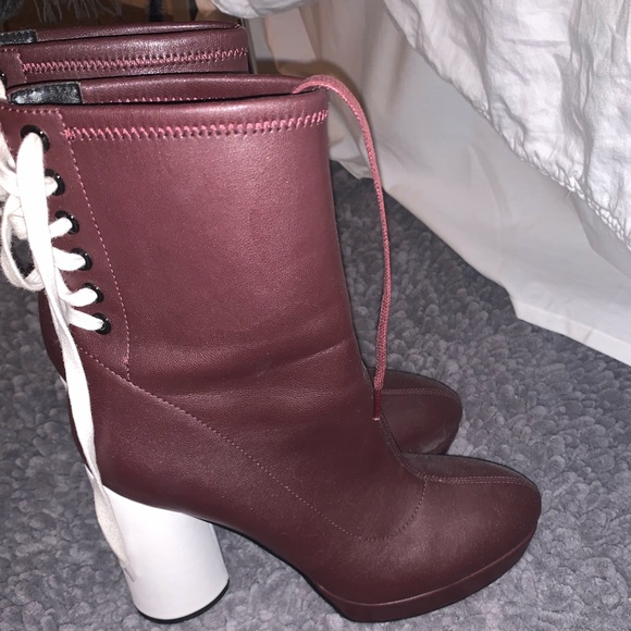 🔥DEAL🔥 Burgundy boots/ RUSSIAN DESIGNER - Picture 2 of 5